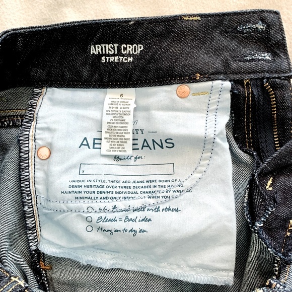AEO Artist Crop Jeans - Picture 7 of 7